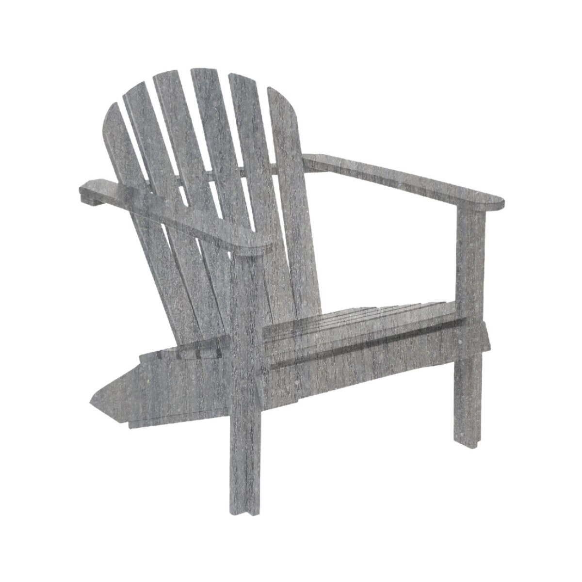 Cozy Adirondack Chair Coastal Gray